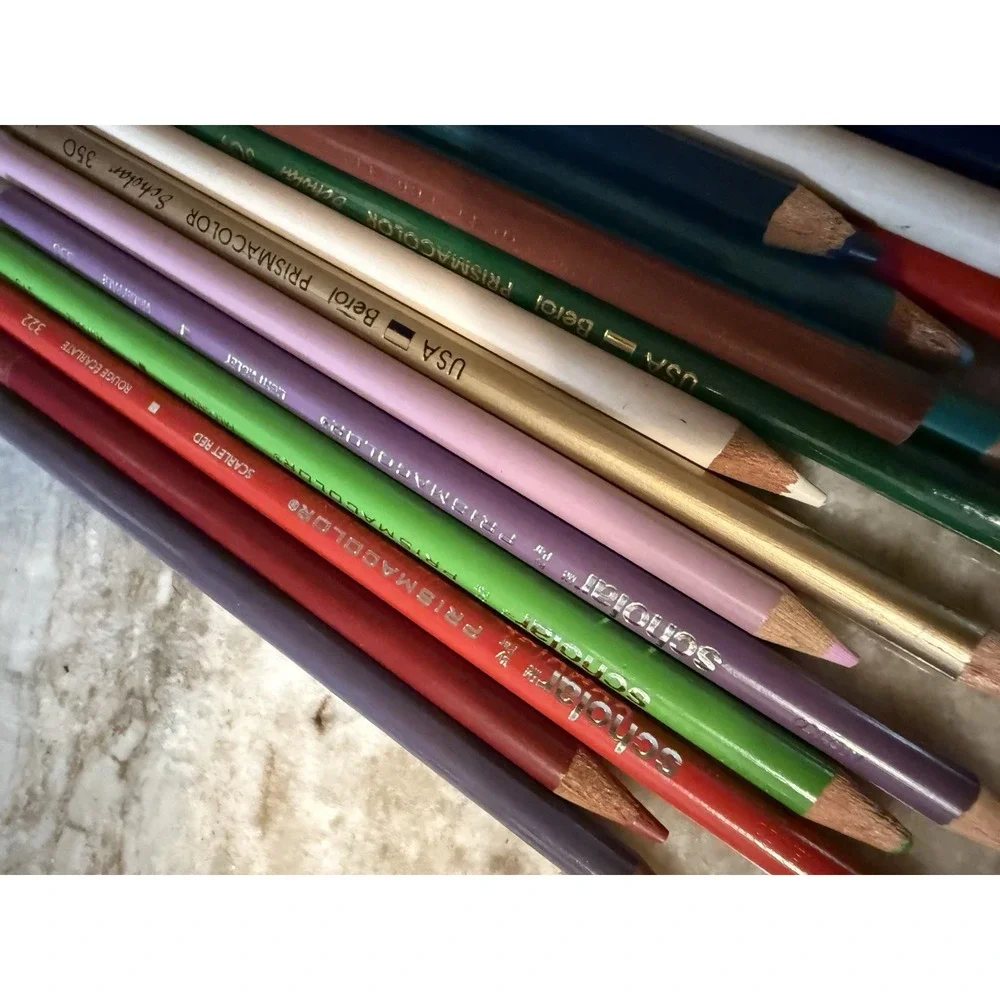 Lot 160+ Vintage Prismacolor Colored Pencils Berol Colorific Premier Scholar USA
